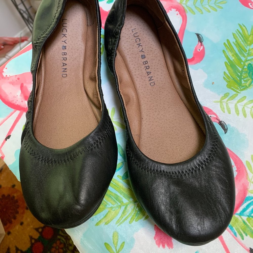 Lucky Brand Black Flats